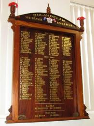 The Bulahdelah RSL sub-Branch Honour Roll, located at Bulahdelah Bowling Club. Image: Monument Australia.