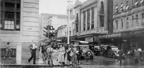 MacArthur Chambers building in the 1940s.